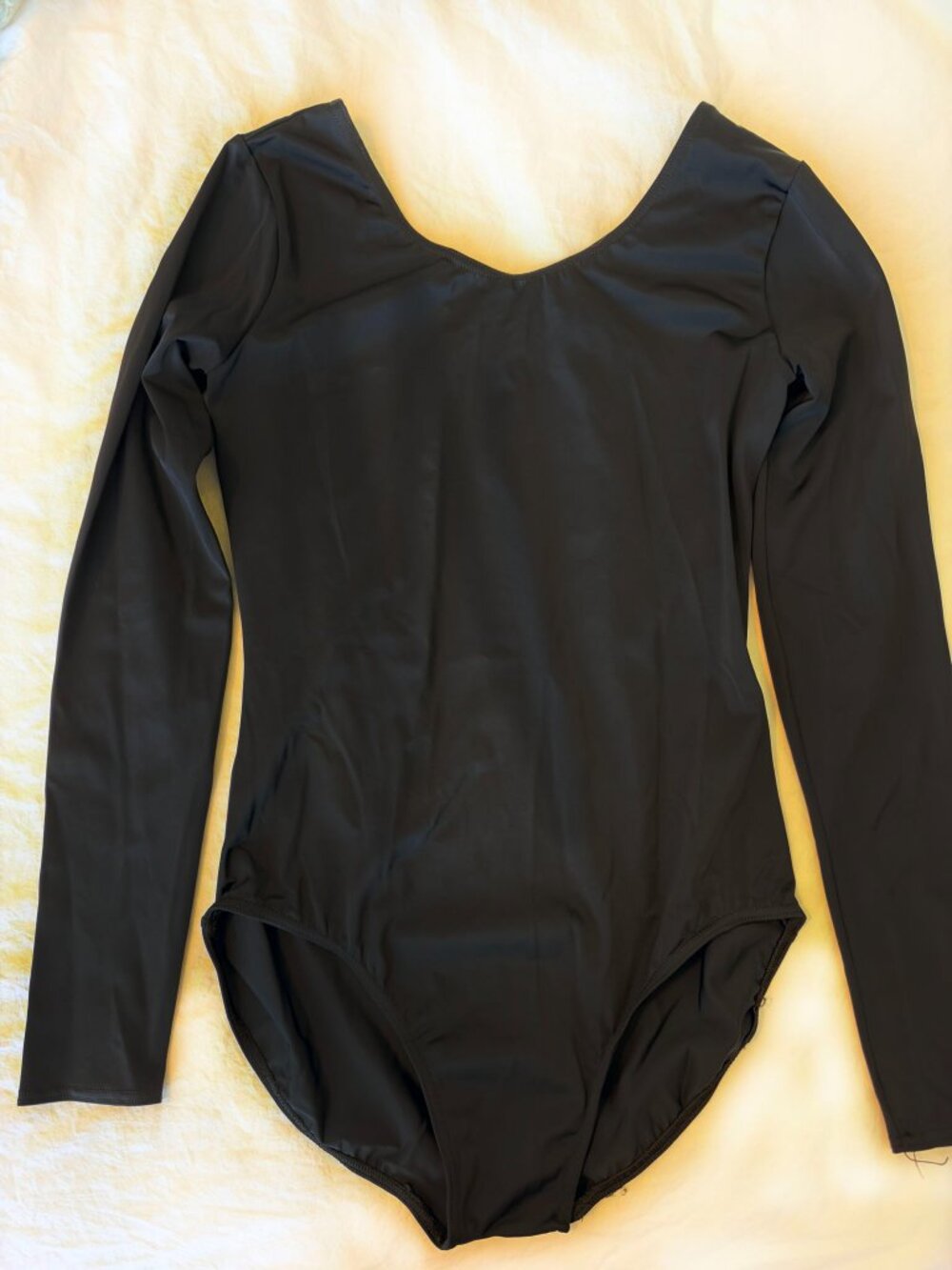 Balera Black Long Sleeve Dance Leotard Adult Large LA Ballet